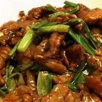 Beef  Sauteed Green Onion · best seller.  Beef sauteed with Green Onion