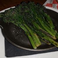 Grilled Broccolini
 · Vegetarian, gluten-free. In-season, local broccolini with lemon and parmesan.