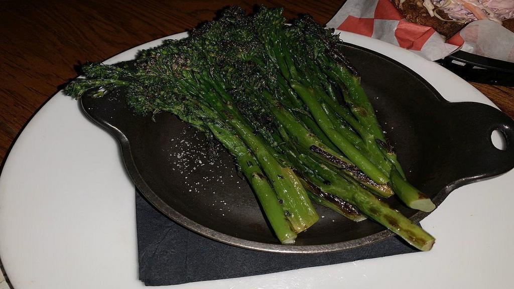 Grilled Broccolini
 · Vegetarian, gluten-free. In-season, local broccolini with lemon and parmesan.