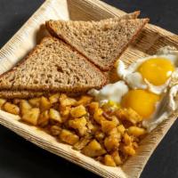 2 Eggs Any Style Platter With Homefries · 