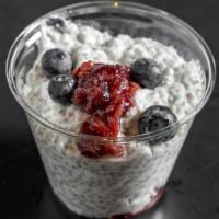 Chia Pudding With Blueberry Compote · 