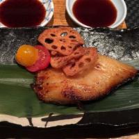 Black Cod Appetizer · Broiled cod marinated in saikyo miso.
