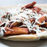 Chicken Parmigan Sandwich · Breaded chicken cutlet, fresh mozzarella and marinara sauce on a hero.
