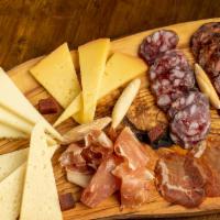 Mixed Board · Chef selection of spanish cheese and charcuterie.
