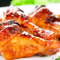Hot Honey Wings · Delicious traditional wings tossed in hot honey sauce made to perfection.