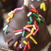 Chocolate Cakepop · Chocolate Cake dipped in Milk Chocolate