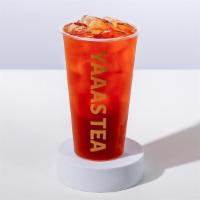 Iced Strawberry Oolong Tea · Exquisite blend of strawberry flavor with finest oolong whole-leaf aroma