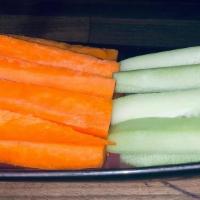Carrot & Cucumber · Sliced carrots and cucumbers