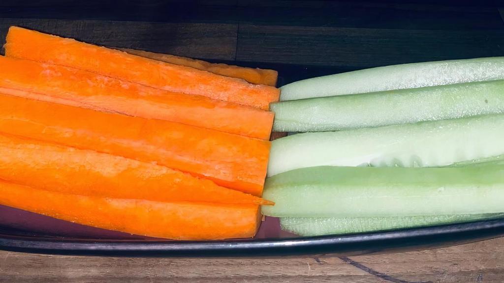 Carrot & Cucumber · Sliced carrots and cucumbers