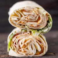 Boar’S Head Chipotle Chicken Wrap · Warm tortilla filled with chicken and buffalo sauce.