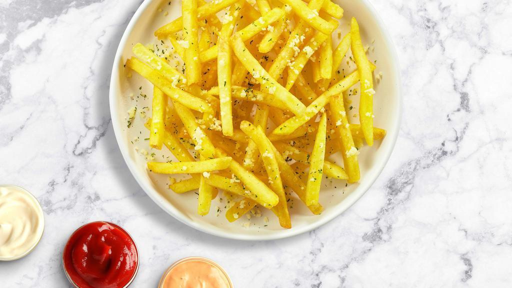 Seize The Cheese Fries  · (Vegetarian) Idaho potato fries cooked until golden brown and garnished with salt and melted cheddar cheese.