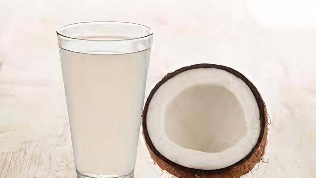 Coconut Water  · Served cold.