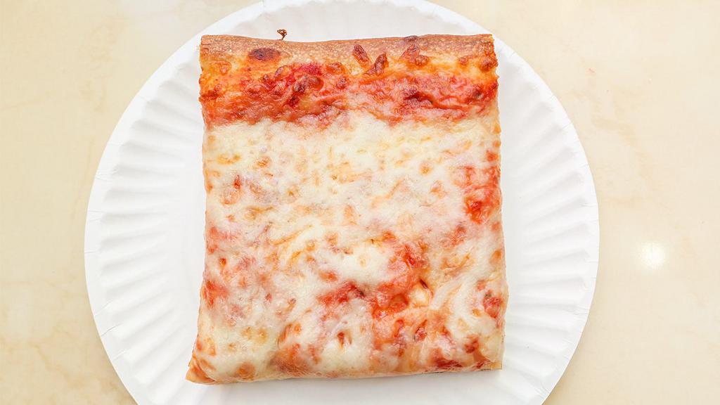 Slice Of Sicilian Cheese Pizza · 