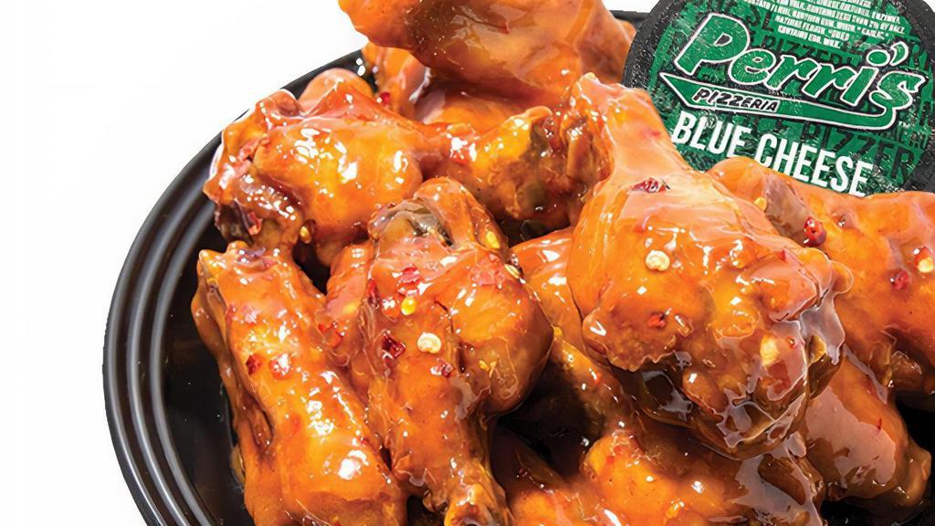 12 Pieces Chicken Wings · Perri's classic jumbo chicken wings served by the dozen.