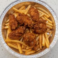 Regular Wings With Fries · Halal.