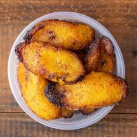 Sweet Maduros · Tender and sweet fried plantains.