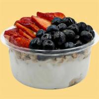 Berry Good Coconut Bowl  · Organic Coconut Meat blended with Non-GMO Bananas, Non-Dairy (Plant Based) Blend or Fresh OJ...