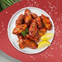 Bee'S Bbq Wings  · Fresh vegan wings breaded, fried until golden brown, and tossed in honey and barbecue sauce....