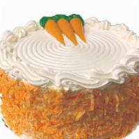 Carrot Cake · Carrot Cake filled with Raisins and Sweet Cream Cheese and iced with sweet cream cheese, coc...