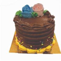 Mini Birthday Cake - Chocolate · 4