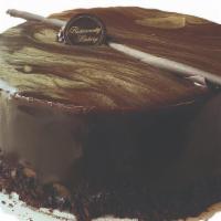 Chocolate Mousse Cake · Chocolate Cake with Chocolate Mousse Filling topped with chocolate ganache