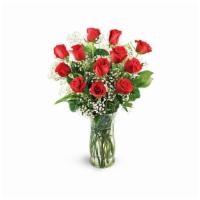 12 Classic Red Roses · Express your affection with this classic gesture of lasting love and passion! One dozen of t...