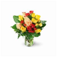 Rose Delight · Rose Delight says it all! Send a beautiful collection of pink, yellow and red roses to the l...