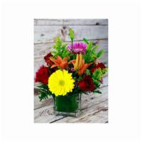 Colorful Surprise · A spring mix of colorful blooms to brighten any day. Product ID TFD006D.