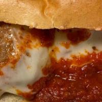 Hot Meatball On French Bread  · Served with Potato