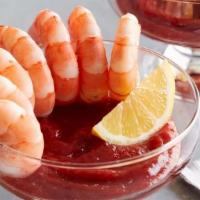 Shrimp Cocktail · Horseradish-spiked cocktail sauce.