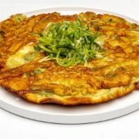 Whole Scallion Pancake · Whole Scallion
Korean traditional crispy pancake with whole scallions