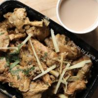 Shinwari Chicken Karahi · An aromatic chicken Karahi rooting back to shinwar roots, with a pungent hint of green chill...