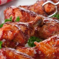 Chicken Tangari Drumstick · Chicken calf marinated with a tangy mix of herbs and spices.