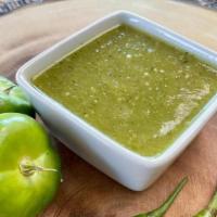 Salsa Verde · Our authentic house made tomatillo salsa