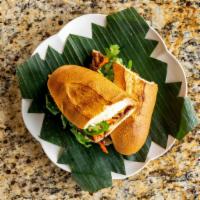 Bánh Mì Classic (Bánh Mì Đặc Biệt) · With pork belly, pate, and pork ham filings.