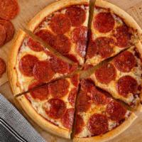 Gluten Free Pepperoni Thin Crust Pizza (Individual) · 130 / slice cal.