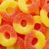 Gummy Peach Rings · 4 oz Scoop