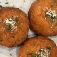 Sicilian Rice Ball · Sauce & cheese for additional cost.