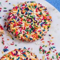 Rainbow Sprinkle Cookie · Contains: Gluten