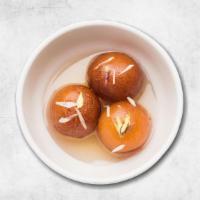 Gulab Jamun · 3 pieces. Soft delicious berry-sized balls made of milk, flour & a leavening agent.