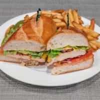 Grilled Chicken Bacon Club · With cheese, lettuce, tomato, and mayo.