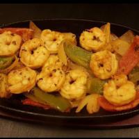 Tandoori Shrimp · GLUTEN FREE - Marinated shrimp, bell pepper, onions in authentic chef special spices, yogurt...