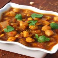 Chana Masala · VEGAN & GLUTEN FREE - Chickpeas mix with onion, garlic, tomatoes & a blend of chef special s...
