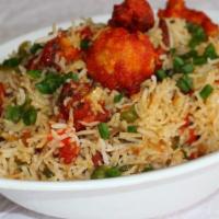 Gobi Manchurian Biryani · One of the best flavorful Biryani made with our authentic Hyderabadi flavors with long grain...