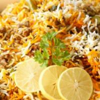 Pariwaar Special Keema Biryani (Weekend Only) · One of the best flavorful Biryani made with our authentic Hyderabadi flavors with long grain...