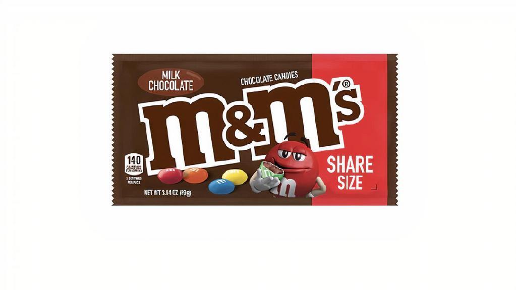M&M Share Size Milk Chocolate 3.14 Oz · 