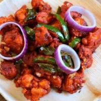 Gobi 65 · Cauliflower florets are marinated with Indian spices and fried to perfection.