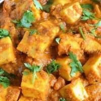 Paneer Chettinad · Spicy Chettinad style preparation with fresh cottage cheese, onions, and traditional spices.