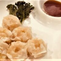 6 Piece Shumai · Steamed shrimp dumplings.