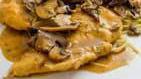 Chicken Marsala Entrées · Herb roasted chicken breast, mixed wild mushrooms in a marsala wine sauce served over a bed ...